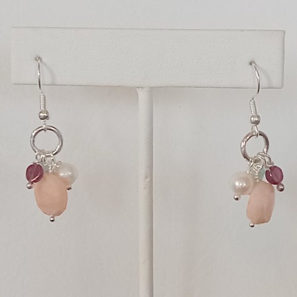 Multi-Gemstone "Fiesta" Earrings - Picture 10 of 11